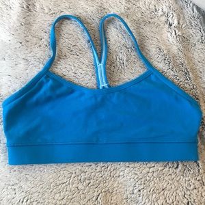 Lululemon Blue Power Y Bra sz 6